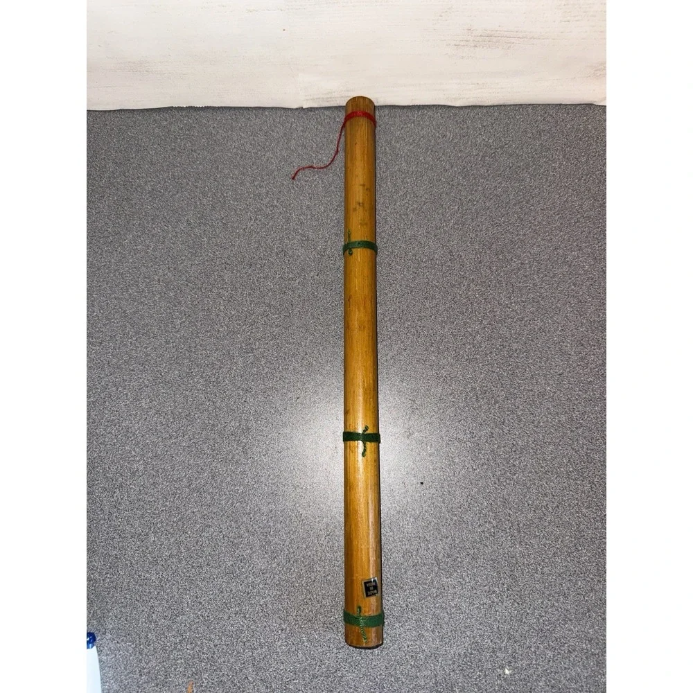 Vintage Rain stick Made In India .‎ Green  Thread Band , Healing Meditative